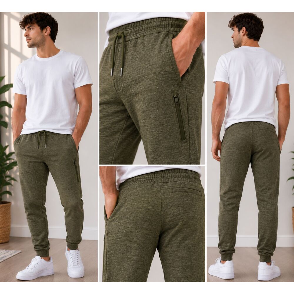 FLX Luxury Soft Jogger Medium Tall Olive Green Performance Joggers NWT